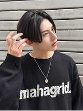 メンズサロン キング 心斎橋店(Men’s salon K!ng) ホワイトメッシュ/ツイスト/ツイスパ/パーマ/メンズ/眉毛/心斎橋