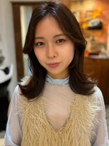 オーロ(ORO)&nbsp;20代30代40代オススメ/くびれ鎖骨ミディアム/ココアブラウン