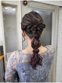 編みおろし☆ヘアセット