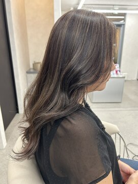 【透明感×大人カラー】白髪ぼかしハイライト