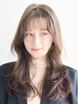アース 鶴見店(HAIR&MAKE EARTH) 韓国風レイヤーカールロング
