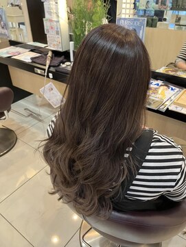 カール 鶴川店(K：R) レイヤーロング美髪くびれワンカールシルキーベージュ