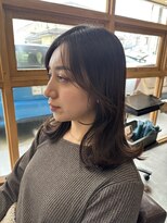 リドルヘアー 黒磯店(Riddle HAIR) レイヤー×くびれミディアム