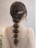 ヘアアレンジ(編みおろしスタイル) ￥3500 【赤羽】