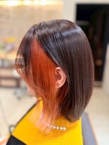 ヘアリゾート粋 ティガ 池袋店(tiga)&nbsp;イヤリングカラー/レッドカラー