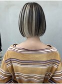 【GEEKS渋谷】レイヤーボブ/アンブレラカラー/20代30代/前髪あり