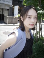 ヌヌ 渋谷 原宿 明治神宮前(nunu)&nbsp;レイヤーカットウルフカットボブグレージュオリーブべージュ