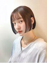 リュドール 名駅(Rue D'or)&nbsp;韓国風タッセルボブ×シースルーバング