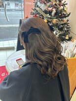 ヘアー アピッツ(hair a p i t s)&nbsp;ふんわりハーフツインアレンジ♪