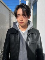 ブランコトレス 鏡島(BLANCO tres) リバースセンターパート/ニュアンスパーマ/ダウンバング/鏡島