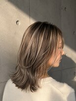 アームスヘアー 狭山ヶ丘店(arm's hair)&nbsp;【狭山ヶ丘・所沢・武蔵藤沢】韓国風ハイライト×髪質改善