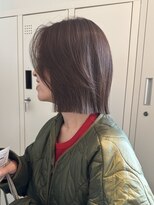 ラフ 立川(Laff) 大人ボブ 切りっぱなしボブ レイヤーボブ 縮毛矯正 髪質改善