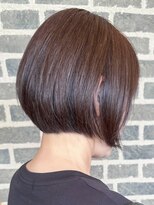 トップヘアーラウンジ 知立(TOP HAIR Lounge) 知立前下がりショートショートボブひし形ボブ髪質改善ブラウン