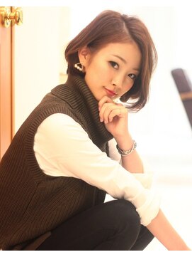 ダヴィ(DOVEY) 【DOVEY】首まわりスッキリ☆耳かけ小顔ショートボブ