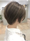 ★DISHEL★大人かわいいエアリーショート★ひし形シルエット
