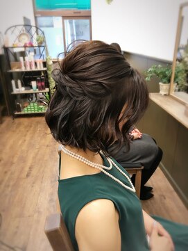 マチュレ 上野店(Mature) 【ヘアセット専門店Mature】お呼ばれアレンジハーフアップ