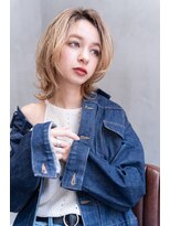 メーヴェ(Mowen)&nbsp;mowen 南堀江 ヌーディーベージュ×愛され×アンニュイロング