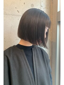 ヌイ 横浜(nui) ラインが綺麗な前下がりボブ_クールショート