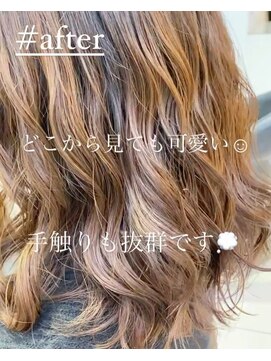 アピッシュ アオヤマ(apish AOYAMA) ロングパーマ