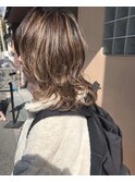 ショコラベージュ_クールショート ピンクグレージュ ボブルフ