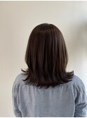 ミディアムレイヤー×グレージュ20代30代