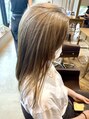 オーブ ヘアー ルアン 松本2号店(AUBE HAIR luanne) one breachベージュカラー