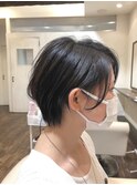 【前髪なし大人ボブ・20代30代40代・江渡裕司/ショートパーマ】