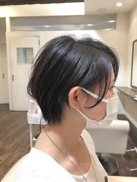 サイン(SIGN) 【前髪なし大人ボブ・20代30代40代・江渡裕司/ショートパーマ】