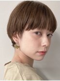 30代　マッシュショート　ショート　ショートカット　青山　小顔