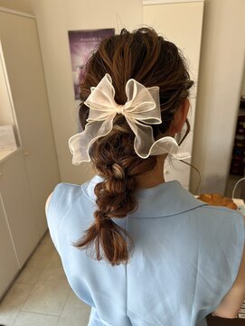 カイム ヘアー(Keim hair) ヘアアレンジ/ヘアセット/編みおろし/編み込み/ニュアンス