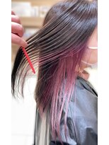 カットスタジオ141&nbsp;【インナーカラー】ピンクバイオレット