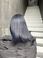 アクルヘアーバイテソロ(AKUR hair by tesoro) ネイビーブルー