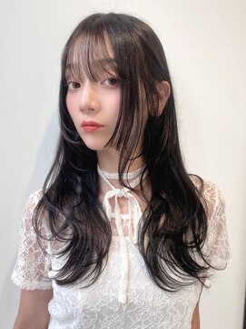ニューヨークニューヨーク 梅田茶屋町店(NYNY) 透明感のあるダークグレージュカラー×柔らかいレイヤーロング