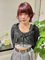 クリアーオブヘアー 栄南店(CLEAR of hair)&nbsp;赤髪ボブ