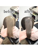 シュガー バイ エクラート 立川南口店(SUGAR by ECLART)&nbsp;【髪質改善】白髪率70%イルミナカラームーンライト【立川】