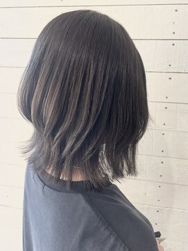 ルノン フィージュ(LUNON fieju) レイヤーボブ/くびれヘア/カーキグレージュ