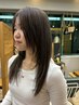 ［ブリーチなしダブルカラー］ブリーチは使わず透明感を ￥18150→￥14520