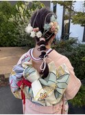 成人式アレンジ　MIZUNO