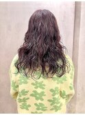 ウェーブロングパーマ