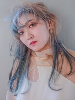 シオン(shion)&nbsp;似合わせカットホワイトブロンドフェミニンロング_ba494581