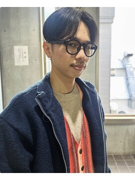 ナゲット(NUGGET) ナチュラル×センターパート