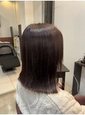 切りっぱなしボブ