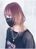 ロング美髪くびれミディウルフレイヤーウルフカット_ba544781