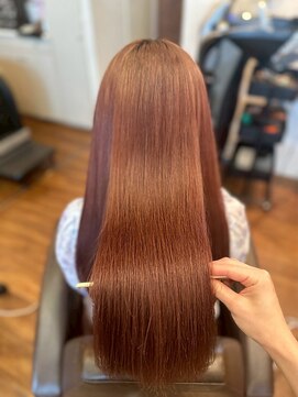 シェール(cher) 髪質改善/透明感カラー/ストレート【cher西宮北口：MAYA】