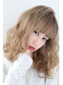 《L.E.M仙台店 》ゆるふわブロンドミディ/及川翔