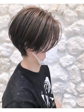 ヘアサロン エフ 渋谷(F) #くびれショート#ハンサムショート#レディースカット