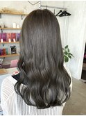 10代20代30代髪質改善オリーブグレージュ透明感艶カラー