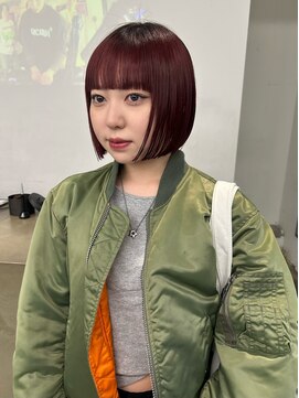 レコ 渋谷(LECO) ボルドーミニボブ