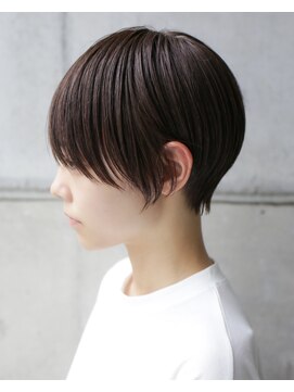 カライングドゥ(ing deux) 大人可愛い20代30代40代黒髪前下がりショートボブ丸みショート◎