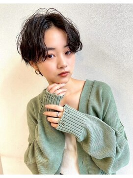 サンドパールス 仙台店(sand PALCE) 髪質改善/大人ガーリー/似合わせカット/ショートボブ前髪/仙台